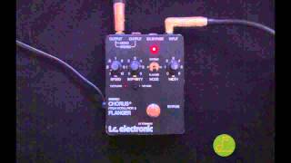 tc electronic stereo choruspitch modulator amp flanger [upl. by Nwahsek]