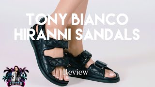 Tony Bianco Hiranni Sandals  Chanel Dad Sandals dupe  Sandals for Europe [upl. by Larena]