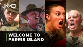 US Marine Corps Boot Camp From Phase 1 to Graduation  Surviving Parris Island [upl. by Lorsung]