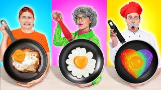 MAMIE VS MOI  LE CONCOURS DE CUISINE  Des Astuces de Cuisine Fantastiques Par 123 GO [upl. by Deloris]