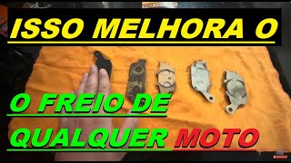 CONSIDERADA A MELHOR PASTILHA DE FREIO PARA MOTO MELHORA O FREIO ceramica [upl. by Harehs998]