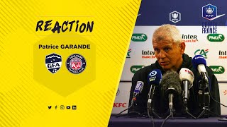 GFATFC quotUne élimination collectivequot la réaction de Patrice Garande après RumillyVallièresTFC [upl. by Ames858]