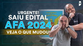 URGENTE Saiu o edital da AFA 2024 Veja o que mudou [upl. by Oirelav]