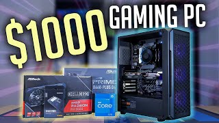 BEST 1000 Gaming PC Build Guide 2022 [upl. by Benedict]