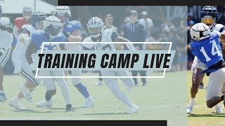 Training Camp Live Cowboys Offense Rams Defense  Dallas Cowboys 2024 [upl. by Notyap]