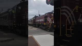 1186 leads the fall foliage train through plymouth [upl. by Razid430]