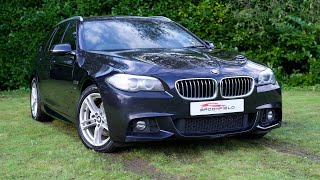 2013 63 BMW 520d M Sport Touring finished in Azurite Black  BROOKFIELD AUTOS [upl. by Allana]