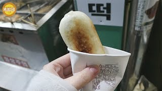 강릉 중앙시장 │ 길쭉이 호떡 │ Long Hotteok │ 한국 길거리 음식 │ Korean Street Food [upl. by Dreeda3]