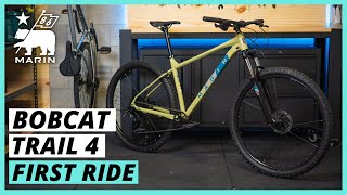 2022 Marin Bobcat Trail 4  Best Value Hardtail MTB First Ride Review [upl. by Einal]