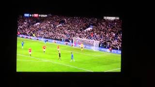 Ramires goal vs Man Utd  Capital One Cup 2012 [upl. by Yznyl]