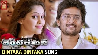 Nani Gentleman Movie Songs  Dintaka Dintaka Song Trailer  Nani  Surabhi  Nivetha Thomas [upl. by Annwahsal]