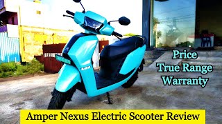 Amper Nexus Electric Scooter Review [upl. by Anwahsak641]