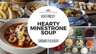 HEARTY MINESTRONE SOUP  Meat or Vegetarian [upl. by Ynner]