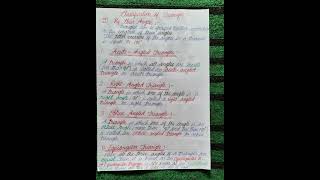 Maths Topic Triangle and its Types Class 6th [upl. by Yemane30]