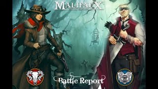 Malifaux Battle Report Arcanists vs Guild [upl. by Vookles]