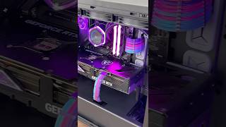 Clean Purple PC Build w Cooler Master ML 360 ION asmr [upl. by Zina]