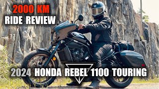 2024 Honda Rebel 1100 Touring DCT  Ride Review [upl. by Alaik988]