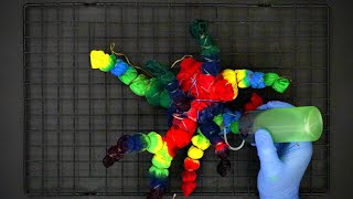 How to Tie Dye  Blacked Out NEON GEODES Tie Dye T Shirt [upl. by Rambort]