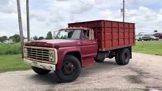 1973 Ford F600 Grain Truck [upl. by Belle603]