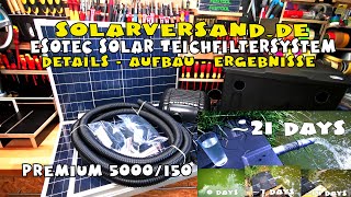 Esotec Solar Teichfilter Set Premium 5000150 von solarversandde [upl. by Annadroj]