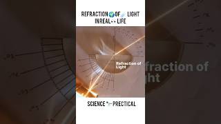 Refraction of☄️Light in Real👀Life  Science🔭Experiment science expriment refractionoflight [upl. by Ithaman876]