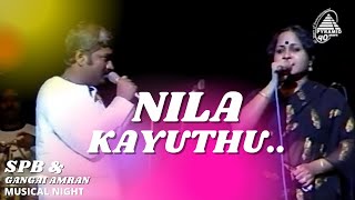 Nila Kayuthu  SPB And Gangai Amaran Musical Night [upl. by Akerehs74]