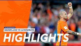 Highlights Nederland  Luxemburg 09062017 WK 2018kwalificatie [upl. by Eneri183]