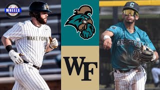 Coastal Carolina vs Wake Forest Highlights  2022 College Baseball Highlights [upl. by Ahsienet]