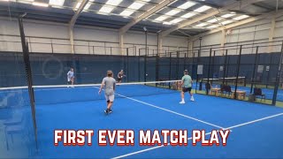 First Padel Match Play – One Set with Intermediate Players [upl. by Boycey199]