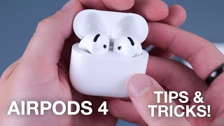 How to use AirPods 4  TipsTricks [upl. by Burkitt]