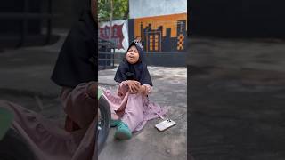 Ghiffa di Tabrak Asya naik Sepeda😱😭 Shorts [upl. by Ymmor]