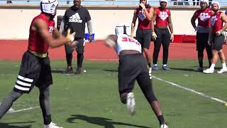 Darvon Hubbard Highlights 362 Rivals Camp Series Los Angeles 2018 [upl. by Laamaj238]