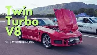 Twin turbo V8 RX7  over 1200hp [upl. by Les559]