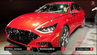 2020 Hyundai Sonata – Redline First Look – 2019 NYIAS [upl. by Gard]