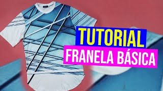 DIY ¿COMO HACER UNA FRANELA BASICA PARA CABALLERO  CoseConYaya [upl. by Shrier]