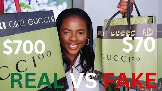 Real VS Fake Gucci Sandals Can You Spot The Fake [upl. by Box]