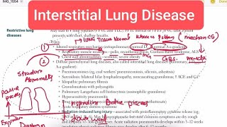 Interstitial Lung Disease Restrictive lung diseaseRespiratory 39  First Aid USMLE Step 1 in Urdu [upl. by Eluk]