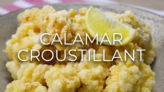 Crispy Fried Calamari Recipe  Calamar Croustillant 🇲🇺 [upl. by Attalie]