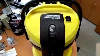 Обзор Моющий пылесос SE 4001 керхер karcher [upl. by Atiekram]