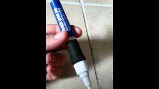 Painting Grout Part 2 Easier Miracle Grout Pen [upl. by Conway117]