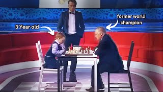 When the Youngest Chess Prodigy played a World Champion [upl. by Haughay]