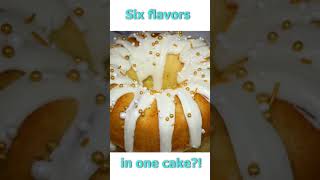 6 Flavor Pound Cake Using a box mix Crazy easy amp delicious [upl. by Eidoow]