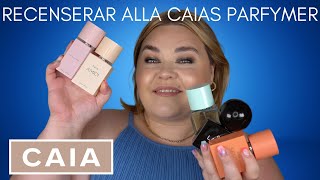 RECENSERAR ALLA CAIA COSMETICS PARFYMER [upl. by Gombosi379]