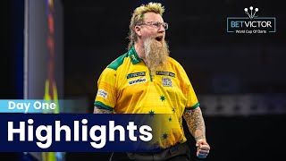 DECIDINGLEG EPICS  Day One Highlights  2024 World Cup of Darts [upl. by Pritchett555]