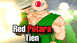 Red Potara Tien Is The ULTIMATE SPAMMER Budokai Tenkaichi 3 [upl. by Kennet48]