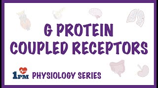 G Protein Coupled Receptors GPCRs  Structure Mechanism of Action [upl. by Augusta777]