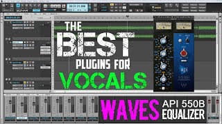 The Best Plugins For Vocals  Waves API 550B Equalizer [upl. by Laohcin]