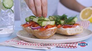 Smoked Salmon Tartines with LemonDill Yogurt Spread Recipe [upl. by Norramic]