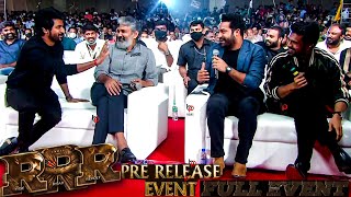 Full Video  RRR Pre Release Event Tamil  RRR Pre Release Event Chennai  Jr Ntr  Ram Charan  SK [upl. by Revert]