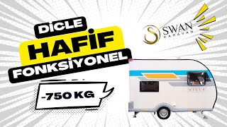 750 Kg ALTI Hafif ve Fonksiyonel Dicle Modeli Karavan İncelemesi 🚐✨ [upl. by Houghton]